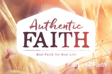 Authentic Faith Intro Video Loop