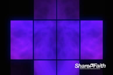 Neon Square Abstract Worship Video Background