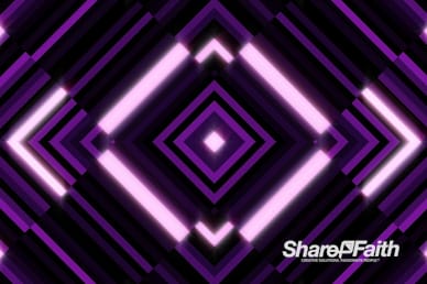 Purple Diamond Abstract Worship Motion Graphic