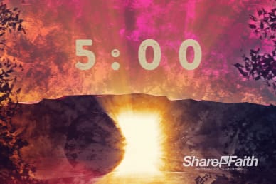 Empty Tomb Of Jesus Church Countdown Timer