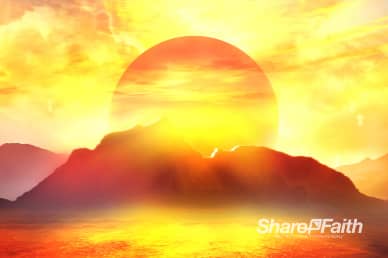 Hope Rises Worship Motion Background