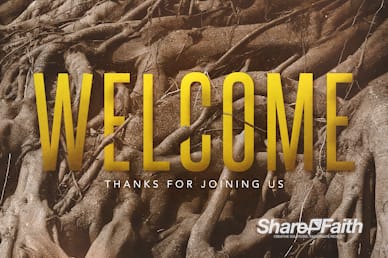 Rooted Welcome Church Motion Graphic