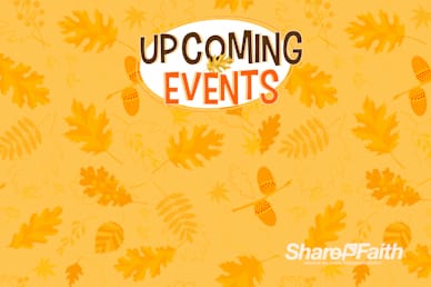 Harvest Party Announcement Motion Graphic