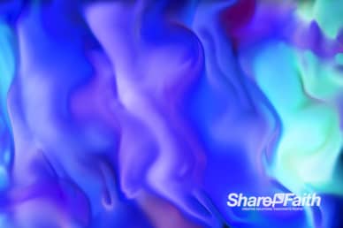 Blue Neon Paint Abstract Background Video