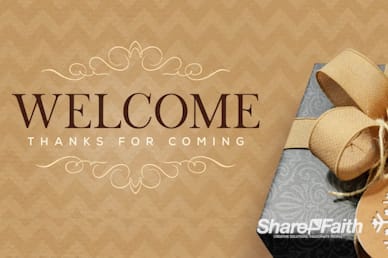 God's Gift Christmas Welcome Motion Graphic