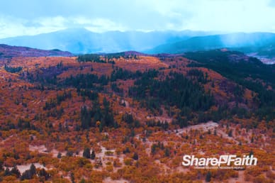 Autumn Hills Nature Background Video