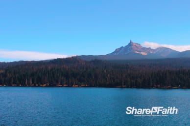 Mountain Lake Nature Background Video