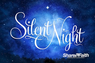 Silent Night Christmas Motion Graphic