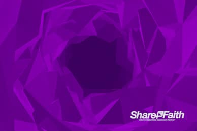 Polygon Tunnel Worship Video Background