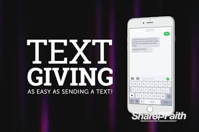 Text Giving Church Video Loop