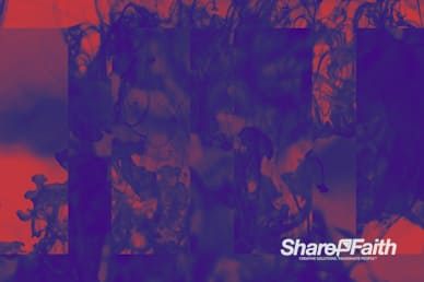 Red Ink Drop Panels Worship Motion Background