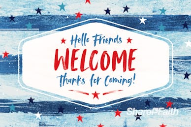 Fourth Of July Welcome Motion Graphic