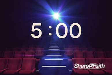 At The Movies Church Service Countdown Timer
