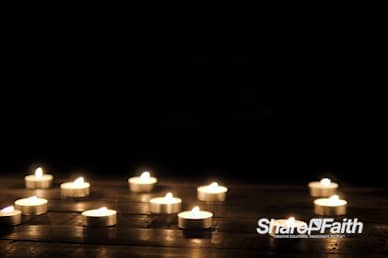 Christmas Candle Service Worship Motion Loop
