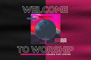 Night of Worship Church Event Welcome Video Loop