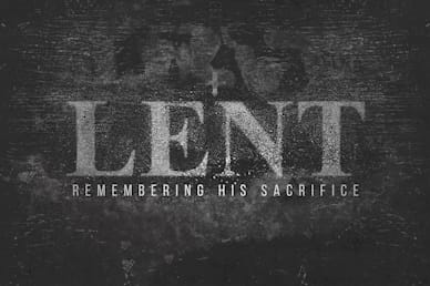 Lent Remembering Church Motion Graphic