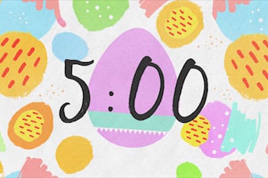 Easter Egg Hunt Pastel Countdown Video