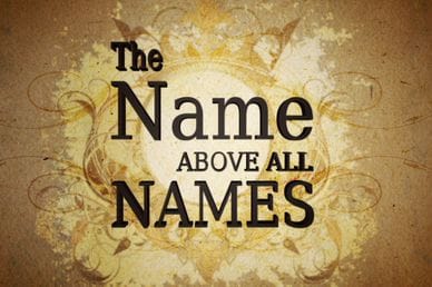 Name Above All Names Christian Music Video