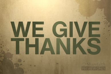 Thanksgiving Video