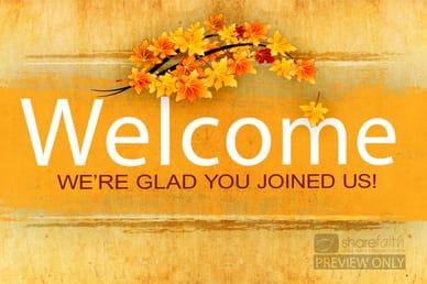 Thanksgiving Welcome Video Loop