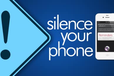 Silence Your Phone Announcement Video