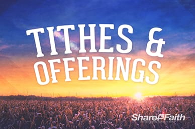 Church Harvest Tithes and Offerings Videos