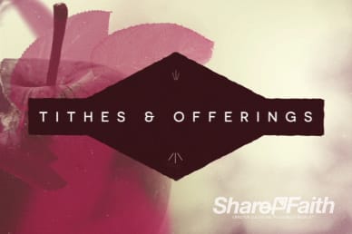 Harvest Righteousness Ministry Tithes and Offerings Motion Background