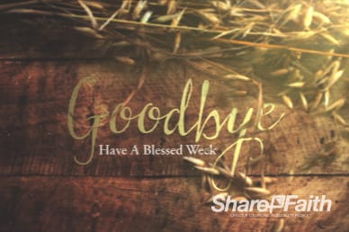 Joy of Harvest Church Goodbye Background Video Loop