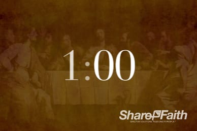 1 Minute The Lord's Supper Ministry Countdown Timer
