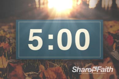 5 Minute Pastor Appreciation Church Five Minute Countdown