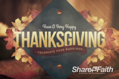 Happy Thanksgiving Video for fall and harvest