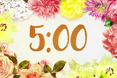 Very Floral Mother's Day Video Countdown Timer