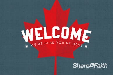Canada Day Church Welcome Video Loop