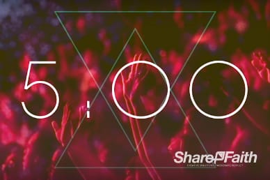 Night of Worship Church 5 Minute Countdown Timer
