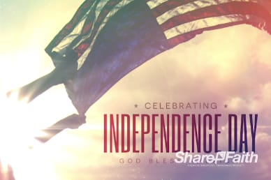 Independence Day Christian Title Video Loop