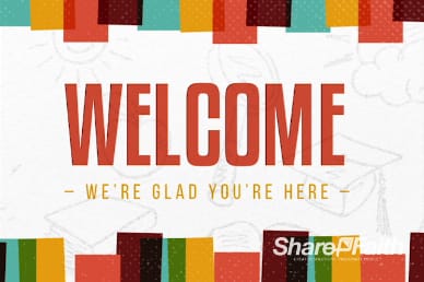 Sunday School is Starting Now Church Welcome Video Loop