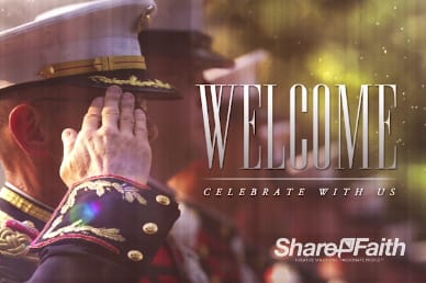 Veteran's Day Salute Religious Welcome Video