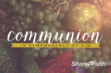 Happy Thanksgiving Fruit Ministry Communion Video Loop