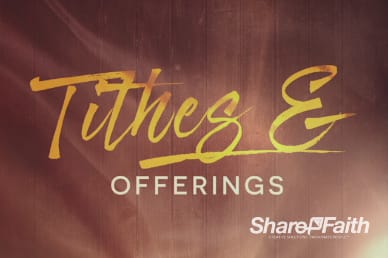 Light of the World Christmas Tithes and Offerings Video Loop