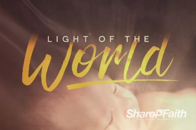 Light of the World Christmas Title Video Loop