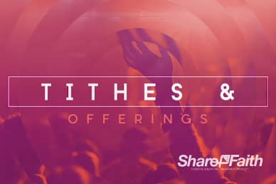 Hearing From God Tithes and Offering Video Loop