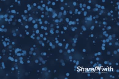 Shimmering Blue Lights Worship Video Background