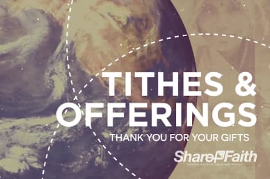 Preach the Gospel Tithes and Offerings Motion Loop