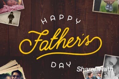 Father's Day Photos Title Video Loop