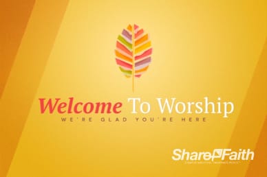 Fall Ministry Welcome Video Loop