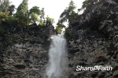 Mountain Waterfall Video Background