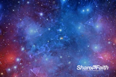 Stars and Galaxies Worship Video Background