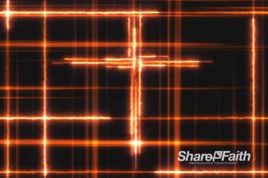 Lightning Cross Worship Background Loop