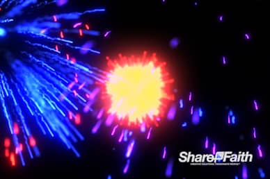 Neon Fireworks Worship Video