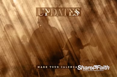 Spiritual Battle Announcements Motion Graphic
